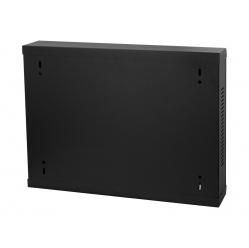 Szafa serwerowa NETRACK Hanging cabinet V-Line Rack 19inch 2U   120mm - czarna metal door