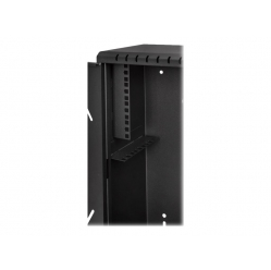 Szafa serwerowa NETRACK Hanging cabinet V-Line Rack 19inch 3 4U   180mm - czarna metal door