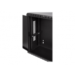 Szafa serwerowa NETRACK Hanging cabinet V-Line Rack 19inch 3U   180mm - czarna metal door
