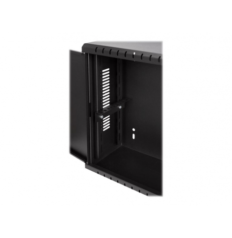 Szafa serwerowa NETRACK Hanging cabinet V-Line Rack 19inch 3U   180mm - czarna metal door
