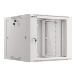 Szafa serwerowa LANBERG Rack Cabinet 19inch Wall-Mounted 9U 600 With Glass Door Grey Assembled