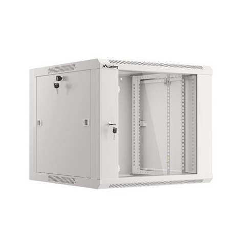 Szafa serwerowa LANBERG Rack Cabinet 19inch Wall-Mounted 9U 600 With Glass Door Grey Assembled