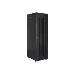 Szafa serwerowa LANBERG Rack stojaca 19 42U 800x800 czarna drzwi perforowane LCD flat pack