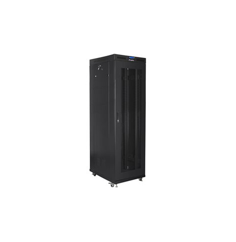Szafa serwerowa LANBERG Rack stojaca 19 42U 800x800 czarna drzwi perforowane LCD flat pack