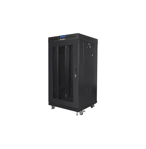 Szafa serwerowa LANBERG Rack Cabinet 19inch Free-Standing 22U 600X600 Flat Pack With Mesh Door LCD Blac