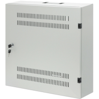 Szafa serwerowa INTELLINET Low-Profile 19inch Wall Mount Cabinet with 4U Horizontal and 2U Vertical Rails 170mm 6.7 in depth grey RAL7035