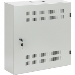 Szafa serwerowa INTELLINET Low-Profile 19inch Wall Mount Cabinet with 4U Horizontal and 2U Vertical Rails 170mm 6.7 in depth grey RAL7035
