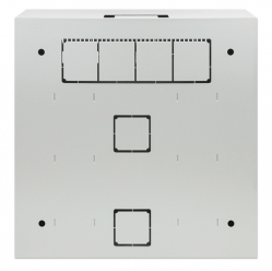 Szafa serwerowa INTELLINET Low-Profile 19inch Wall Mount Cabinet with 4U Horizontal and 2U Vertical Rails 170mm 6.7 in depth grey RAL7035