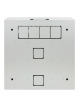 Szafa serwerowa INTELLINET Low-Profile 19inch Wall Mount Cabinet with 4U Horizontal and 2U Vertical Rails 170mm 6.7 in depth grey RAL7035