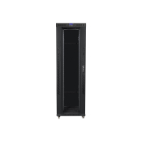 Szafa serwerowa LANBERG free standing rack 19inch cabinet 42U 800x1200 glass door LCD flat pack czarna