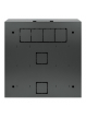 Szafa serwerowa INTELLINET Low-Profile 19inch Wall Mount Cabinet with 4U Horizontal and 2U Vertical Rails 170mm 6.7 in depth czarna RAL7021