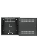 Szafa serwerowa INTELLINET Low-Profile 19inch Wall Mount Cabinet with 4U Horizontal and 2U Vertical Rails 170mm 6.7 in depth czarna RAL7021