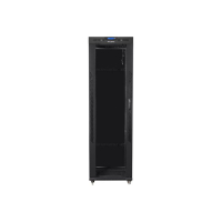 Szafa serwerowa LANBERG free standing rack 19inch cabinet 42U 600x800 glass door LCD flat pack czarna