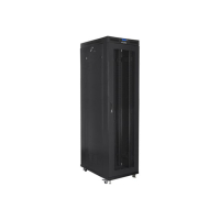 Szafa serwerowa LANBERG stojaca rack 19inch 47U 800x1000 drzwi perforowane LCD flat pack czarna