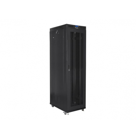 Szafa serwerowa LANBERG stojaca rack 19inch 47U 800x1000 drzwi perforowane LCD flat pack czarna