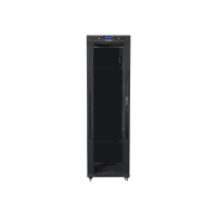 Szafa serwerowa LANBERG free standing rack 19inch cabinet 42U 600x600 glass door LCD flat pack czarna