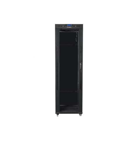 Szafa serwerowa LANBERG free standing rack 19inch cabinet 42U 600x600 glass door LCD flat pack czarna