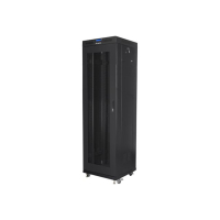 Szafa serwerowa LANBERG stojaca rack 19inch 42U 600x600 LCD drzwi perforowane