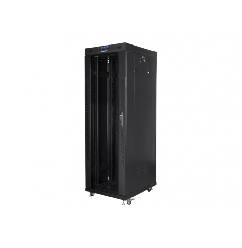 Szafa serwerowa LANBERG stojaca rack 19inch 37U 800x1000 drzwi szklane LCD flat pack czarna