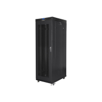 Szafa serwerowa LANBERG stojaca rack 19inch 37U 800x1000 drzwi perforowane LCD flat pack czarna