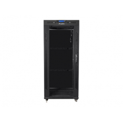 Szafa serwerowa LANBERG free standing rack 19inch cabinet 27U 600x600 glass door LCD flat pack czarna