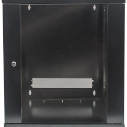 Szafa serwerowa INTELLINET 711777 wiszaca 19 9U 450 mm szklane drzwi jednosekcyjna czarna