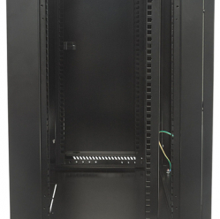 Szafa serwerowa INTELLINET 711777 wiszaca 19 9U 450 mm szklane drzwi jednosekcyjna czarna
