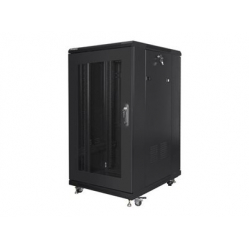 Szafa serwerowa LANBERG stojaca rack 19inch 22U 600x800 drzwi perforowane czarna