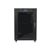 Szafa serwerowa LANBERG free standing rack 19inch cabinet 15U 600x800 glass door LCD flat pack czarna