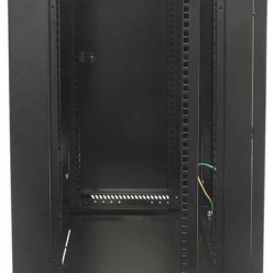 Szafa serwerowa INTELLINET 711715 wiszaca 19 6U 450 mm szklane drzwi jednosekcyjna czarna