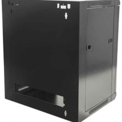 Szafa serwerowa INTELLINET 711715 wiszaca 19 6U 450 mm szklane drzwi jednosekcyjna czarna
