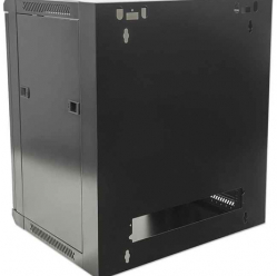 Szafa serwerowa INTELLINET 711715 wiszaca 19 6U 450 mm szklane drzwi jednosekcyjna czarna