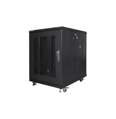 Szafa serwerowa LANBERG stojaca rack 19inch 15U 600x600 drzwi perforowane