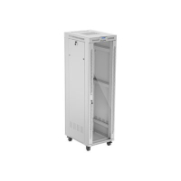 Szafa serwerowa LANBERG stojaca 19 42U 600x800 drzwi szklane LCD flat pack szara V2