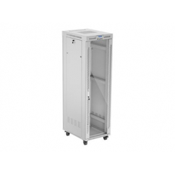 Szafa serwerowa LANBERG stojaca 19 42U 600x800 drzwi szklane LCD flat pack szara V2