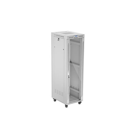 Szafa serwerowa LANBERG stojaca 19 42U 600x800 drzwi szklane LCD flat pack szara V2