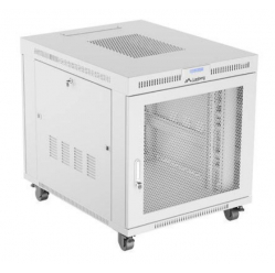 Szafa serwerowa LANBERG Rack stojaca 19 15U 800x1000 szara drzwi perforowane LCD flat pack