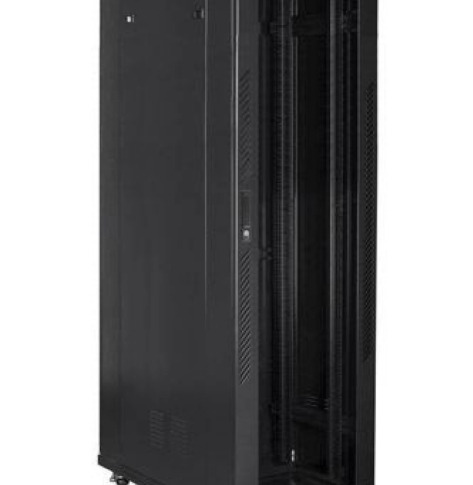 Szafa serwerowa LANBERG Rack stojaca 19 42U 600x1200 czarna drzwi szklane LCD flat pack