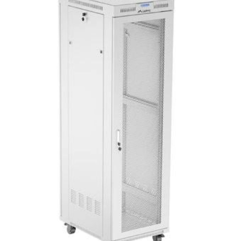 Szafa serwerowa LANBERG Rack stojaca 19 42U 600x800 szara drzwi perforowane LCD flat pack