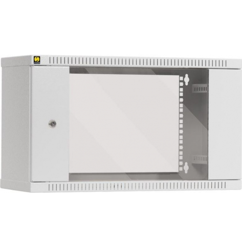 Szafa serwerowa NETRACK 019-060-240-011 wall-mounted cabinet 19 6U 240 mm glass door grey Towar z uszkodzonym opakowaniem  P