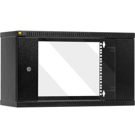 Szafa serwerowa NETRACK 019-060-240-012 wall-mounted cabinet 19 6U 240 mm glass door graphite Towar z uszkodzonym opakowaniem  P