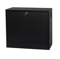 Szafa serwerowa NETRACK V-Line Rack 19inch 3U 180mm - czarna metal door