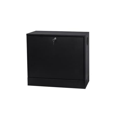 Szafa serwerowa NETRACK V-Line Rack 19inch 3U 180mm - czarna metal door