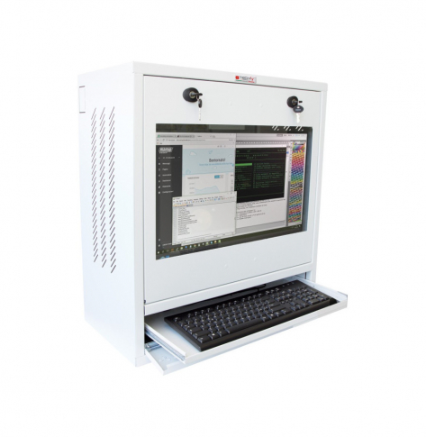 TECHLY na Komputer Przemyslowy PC i Monitor LED LCD 22inch biala