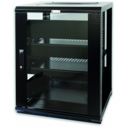 TECHLY Audio Video Rack Cabinet 19inch 15U 600x600 czarna