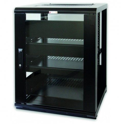 TECHLY Audio Video Rack Cabinet 19inch 15U 600x600 czarna