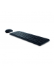 Zestawy klawiatura + mysz DELL KM3322W czarny