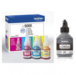 Zestaw tuszy Brother Multipack BT5000CMY 3x5k + BTD60BK 7,5K