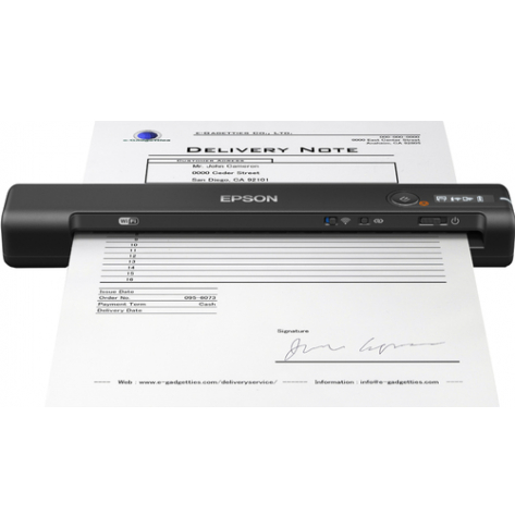 Skaner EPSON WorkForce ES-60W CIS A4 600x600dpi USB 2.0 WiFi
