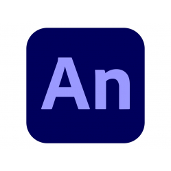 Adobe Animate Pro for teams - Nowa Subskrypcja (roczna) - 1 user - poziom 2 (10-49) - Win, Mac - EU English